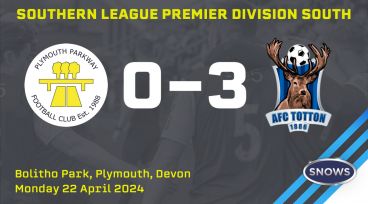 The LONG READ: Plymouth Parkway 0-3 AFC Totton, SLPDS#41