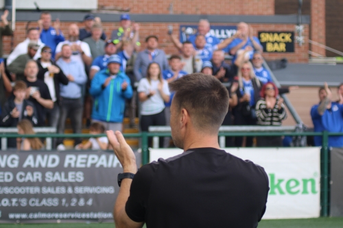 Jimmy clapping his army.JPG