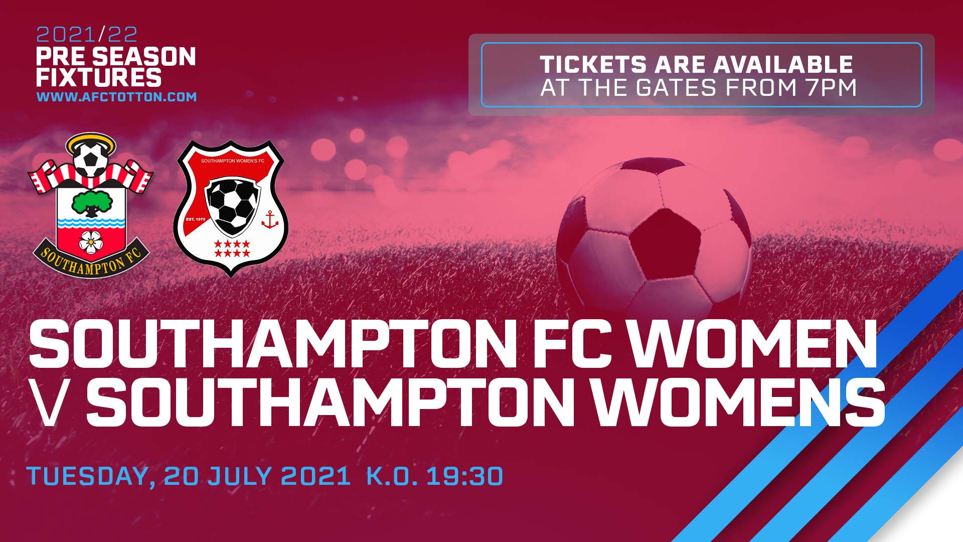 Watch Southampton FC Women in preseason action at the Snows Stadium