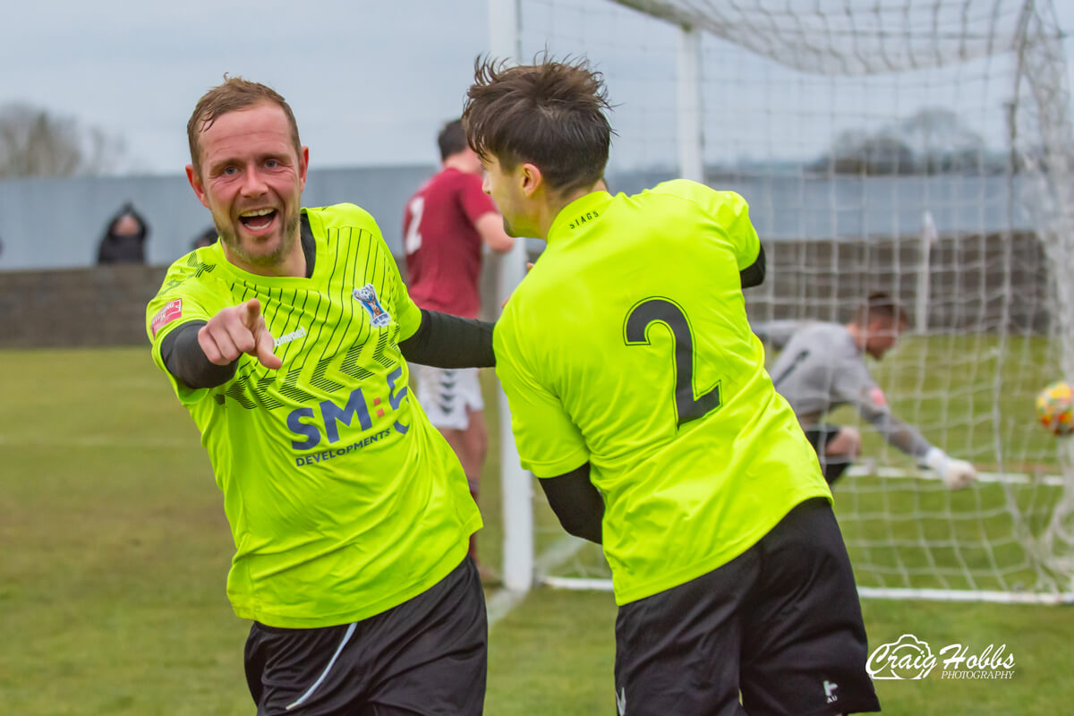 Scott Rendell-2_Goal Celebration_Paulton Rovers vs AFC Totton_SLD1S-22_Sat11Feb2023.jpg