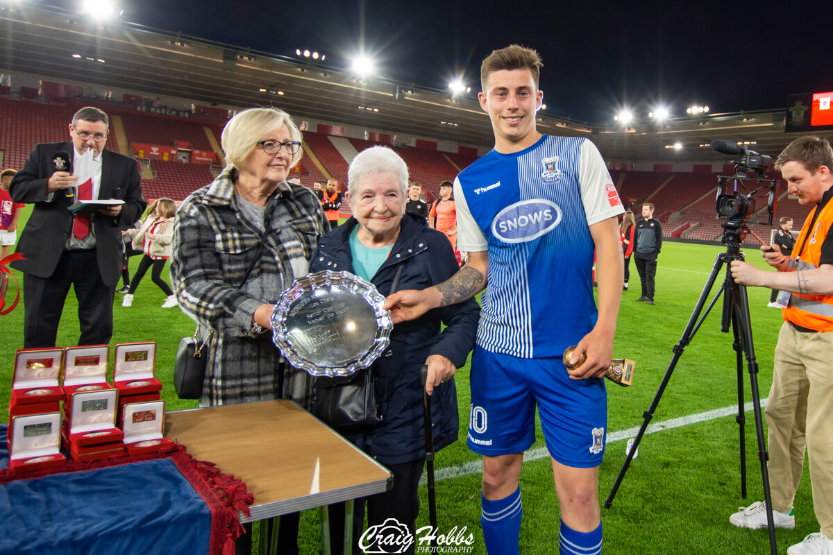 Ethan Taylor_Man of the Match_Post-Match Celebrations_AFC Totton vs Folland Sports_St Marys Stadium_SSC Final_Thu05May22.jpg