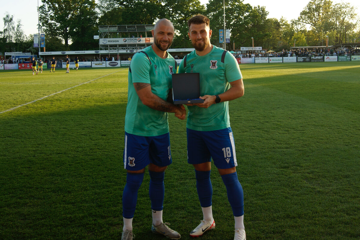 Tony Lee_100 AFC Totton Appearances_AFC Totton vs Dorchester Town_SLPDS-PO-Final_Wed30Apr2025.jpg