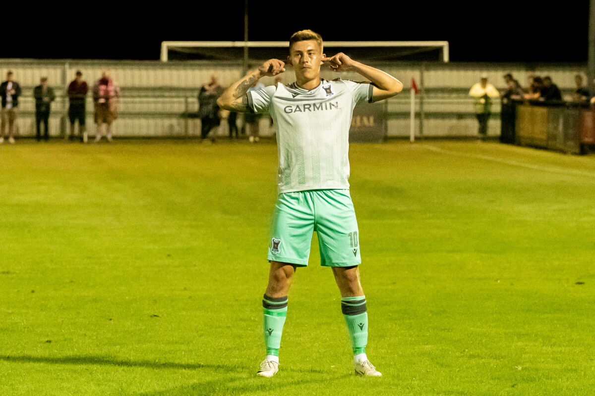 Ethan Taylor-1_GOAL CELEBRATION_Sholing 0-3 AFC Totton_Tue13Aug2024.jpg