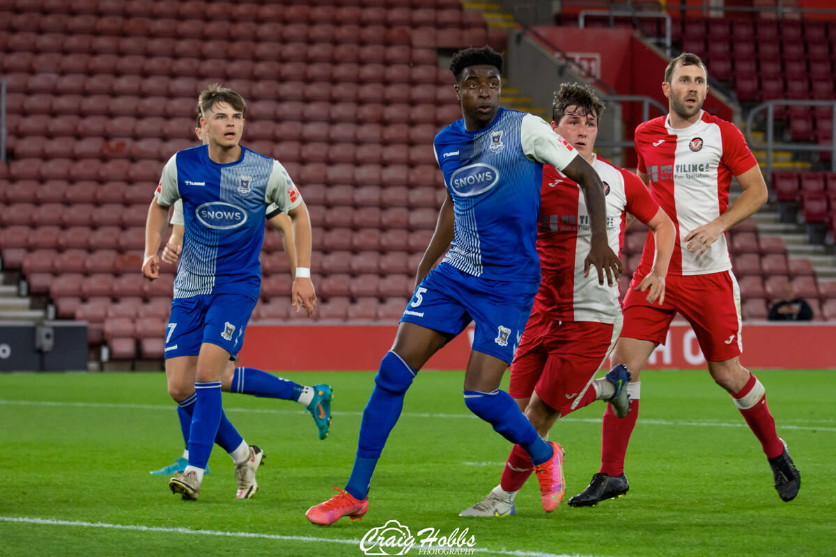 Ade Olumuyiwa_Jake Adams_AFC Totton_St Marys Stadium_SSC Final_Thu05May22.jpg