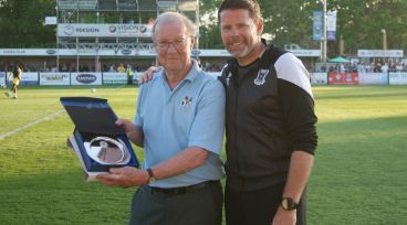 PAUL MAIDEN HONOURED FOR 50 YEARS' SERVICE TO THE STAGS