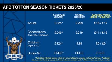 SECURE YOUR SEASON TICKET FOR AN UNFORGETTABLE 23 GAMES