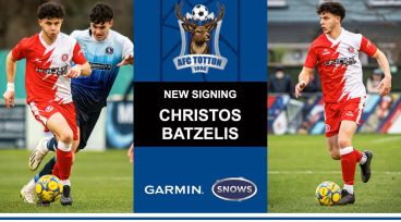DEFENDER CHRISTOS BATZELIS SIGNS FOR AFC TOTTON