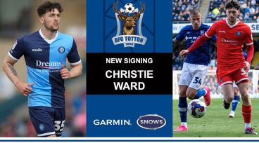 EX-WYCOMBE ATTACKING MIDFIELDER CHRISTIE WARD JOINS THE STAGS
