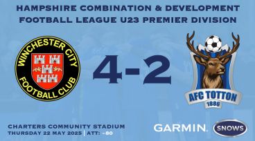 AFC TOTTON U23s CROWNED CHAMPIONS DESPITE FIRST DEFEAT