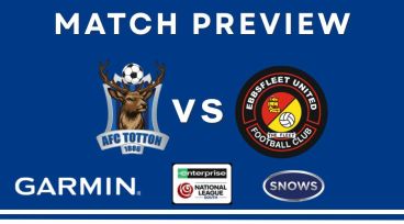Match Preview: Ebbsfleet (H) - 8th November 2025